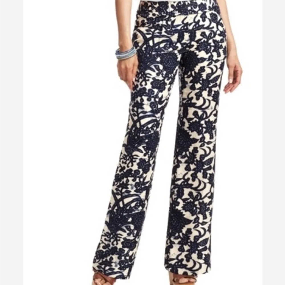 Ann Taylor Loft Marissa Wide Leg Linen Pant Size 12
